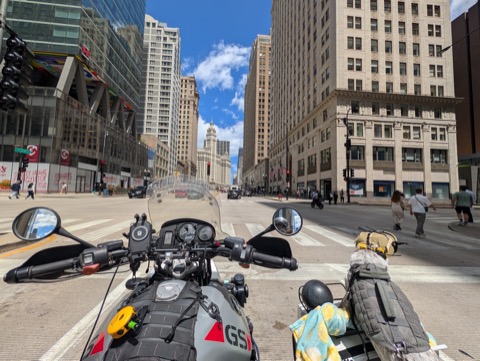 Michigan Avenue by sidecar. Best seat in Chicago.